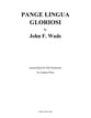 Pange Lingua Gloriosi Orchestra sheet music cover
